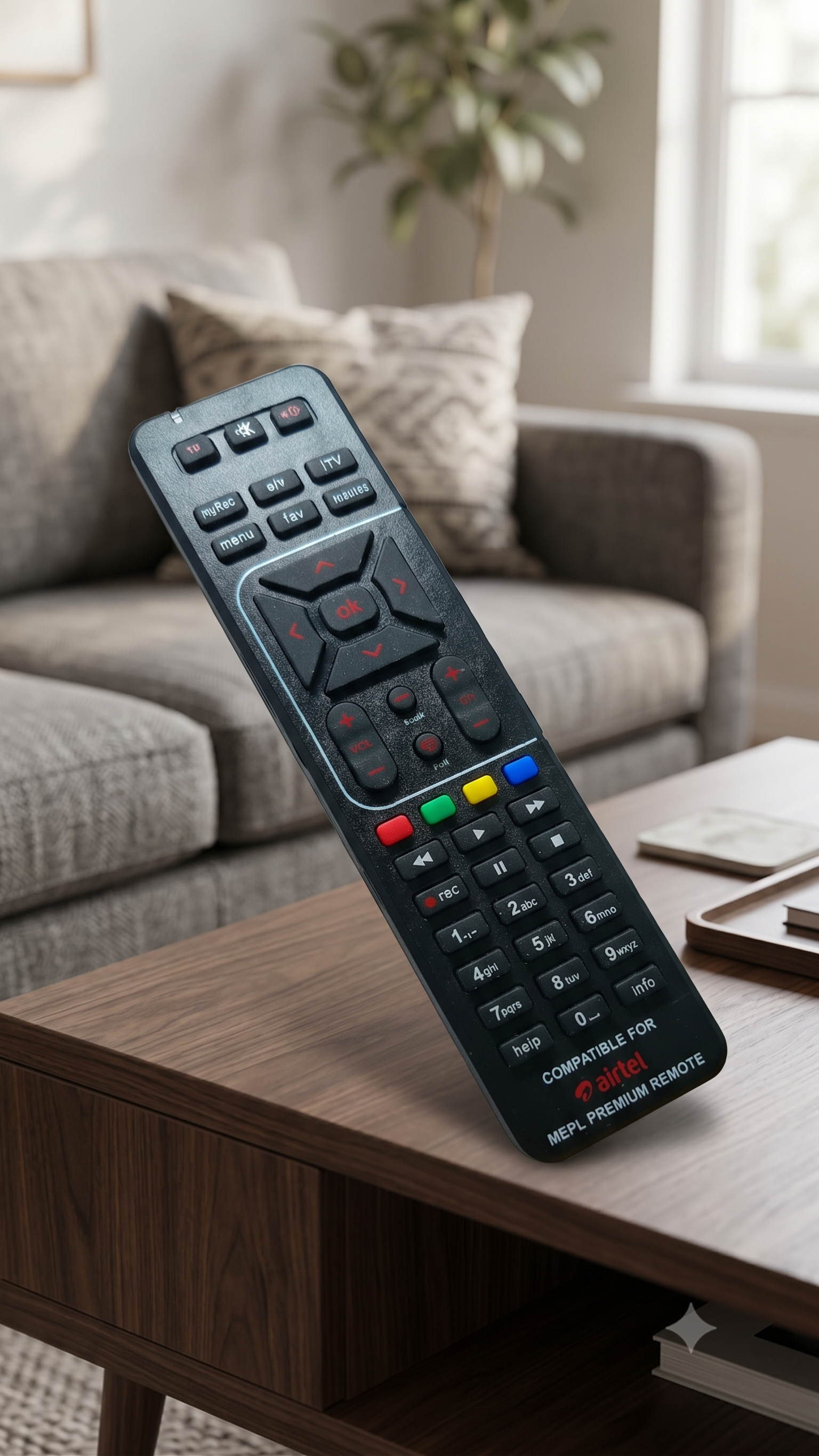 Compatible for Airtel Digital TV HD / SD Set Top Box (MEPL)