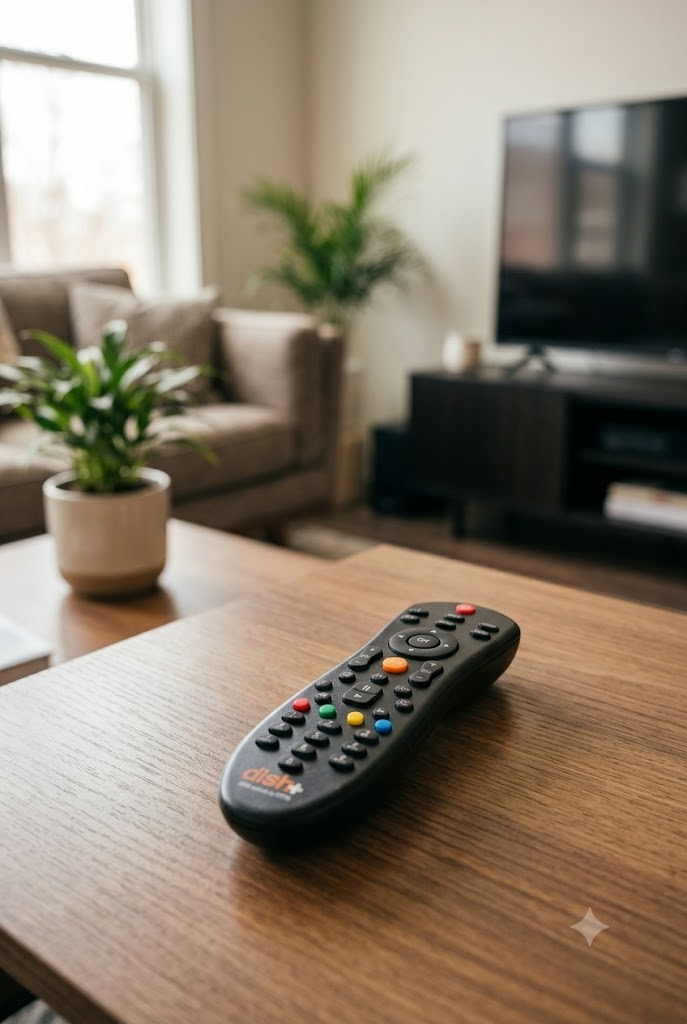 RR Brand Dish Remote Control Compatible with Dish+ / Dish TV Set Top Box