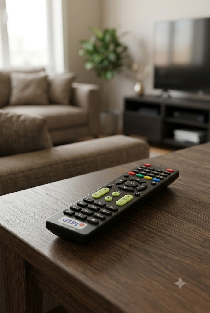 Gtpl RR STB-1000 Remote Control Compatible with GTPL HD Set Top Box with TV Control Function