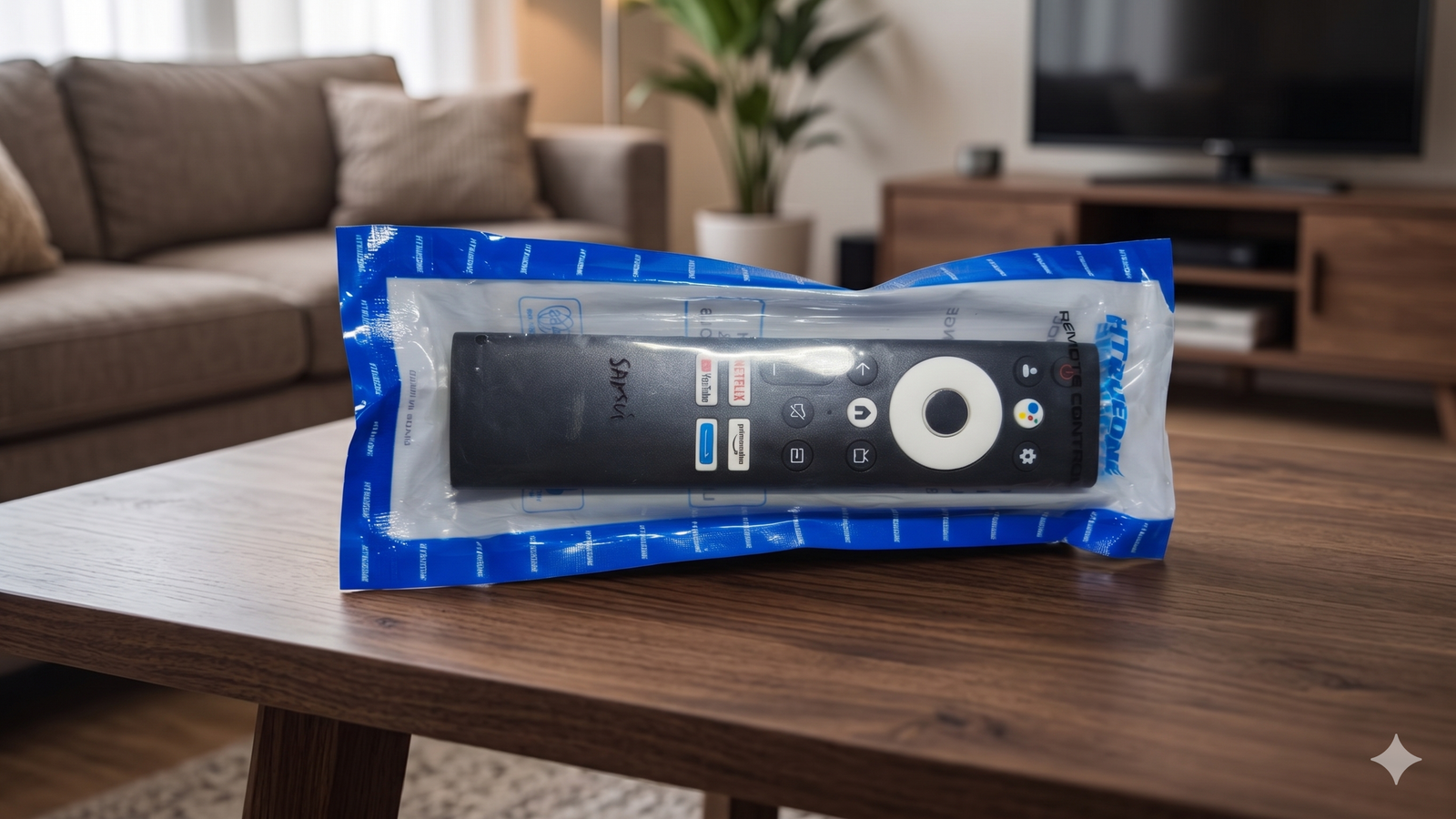 Replacement Remote Control Compatible with Sansui Smart Android TV with Netflix, Prime Video, YouTube, and Apps Keys