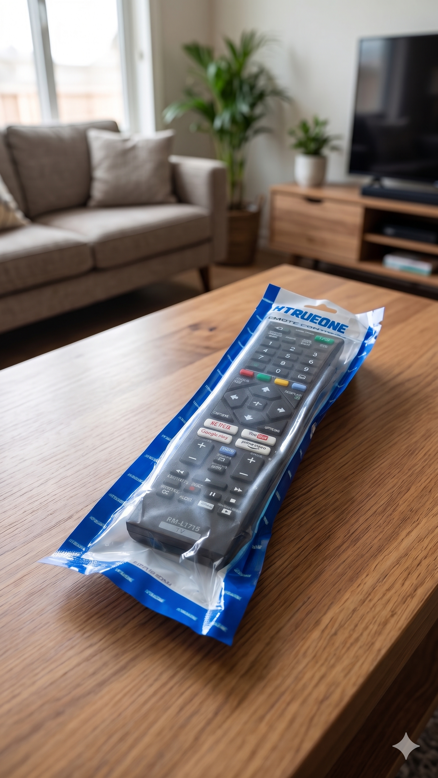Remote Control Compatible with Sony Bravia Smart LED TV with Netflix, YouTube, Prime Video, and Google Play Keys
